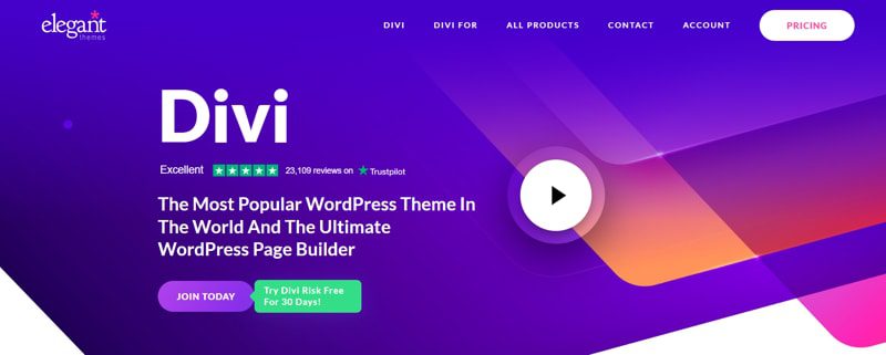 Homepage di Divi | Landing Page Efficace