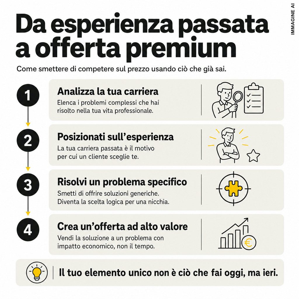 Infografica: Landing page: trasforma la tua esperienza in vantaggio