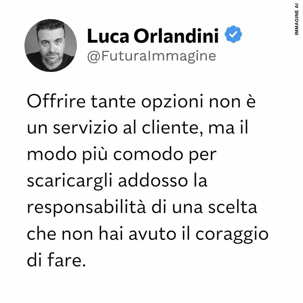 Citazione chiave dell'articolo: Landing page: come una proposta chiara batte mille opzioni