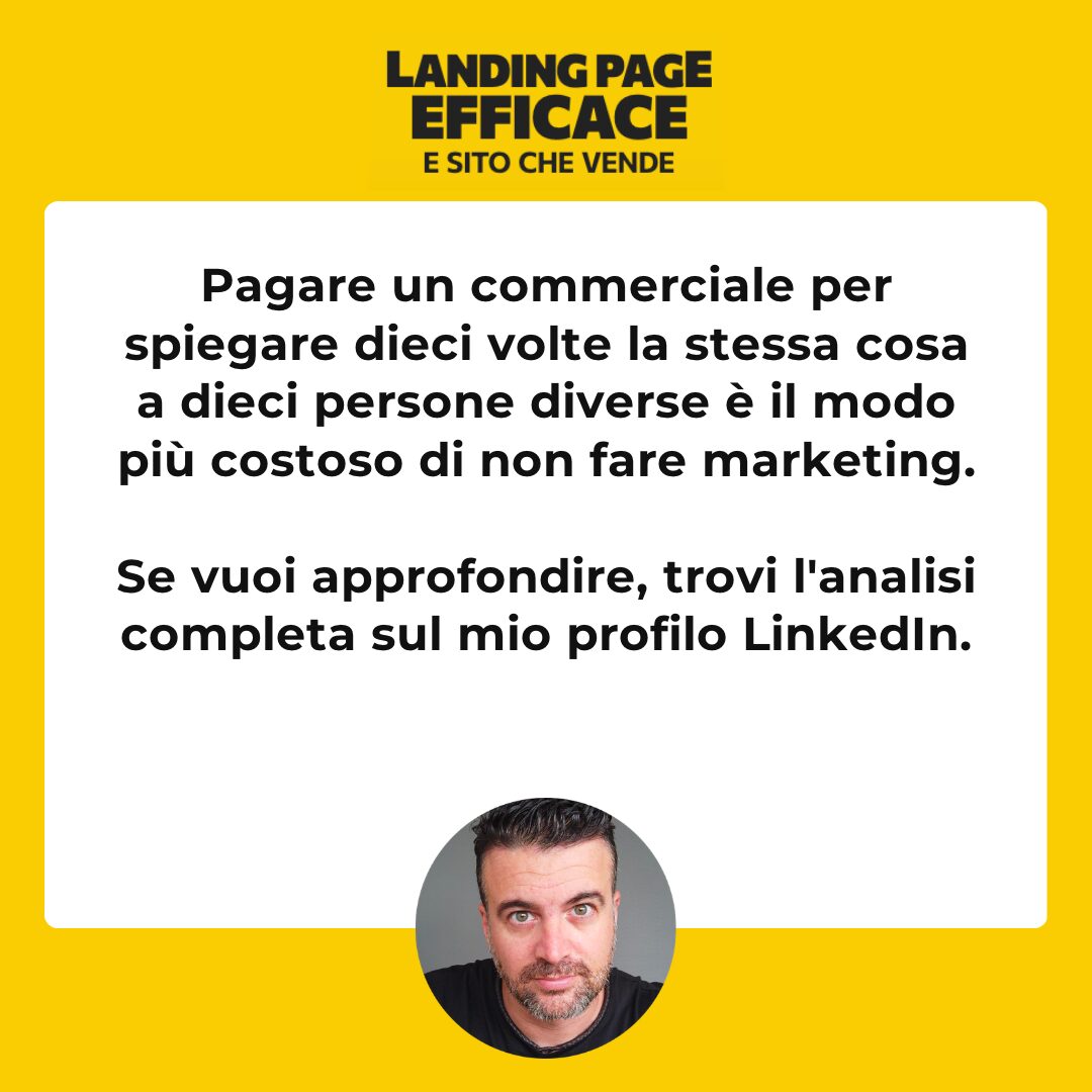 Citazione chiave dell'articolo: Contenuti dalle call: la miniera che stai sprecando